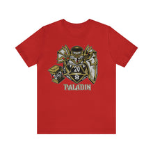 Load image into Gallery viewer, Roll with the Divine: D20 Paladin Tee | Regular Fit | Fantasy DnD Tabletop Gaming Tshirt
