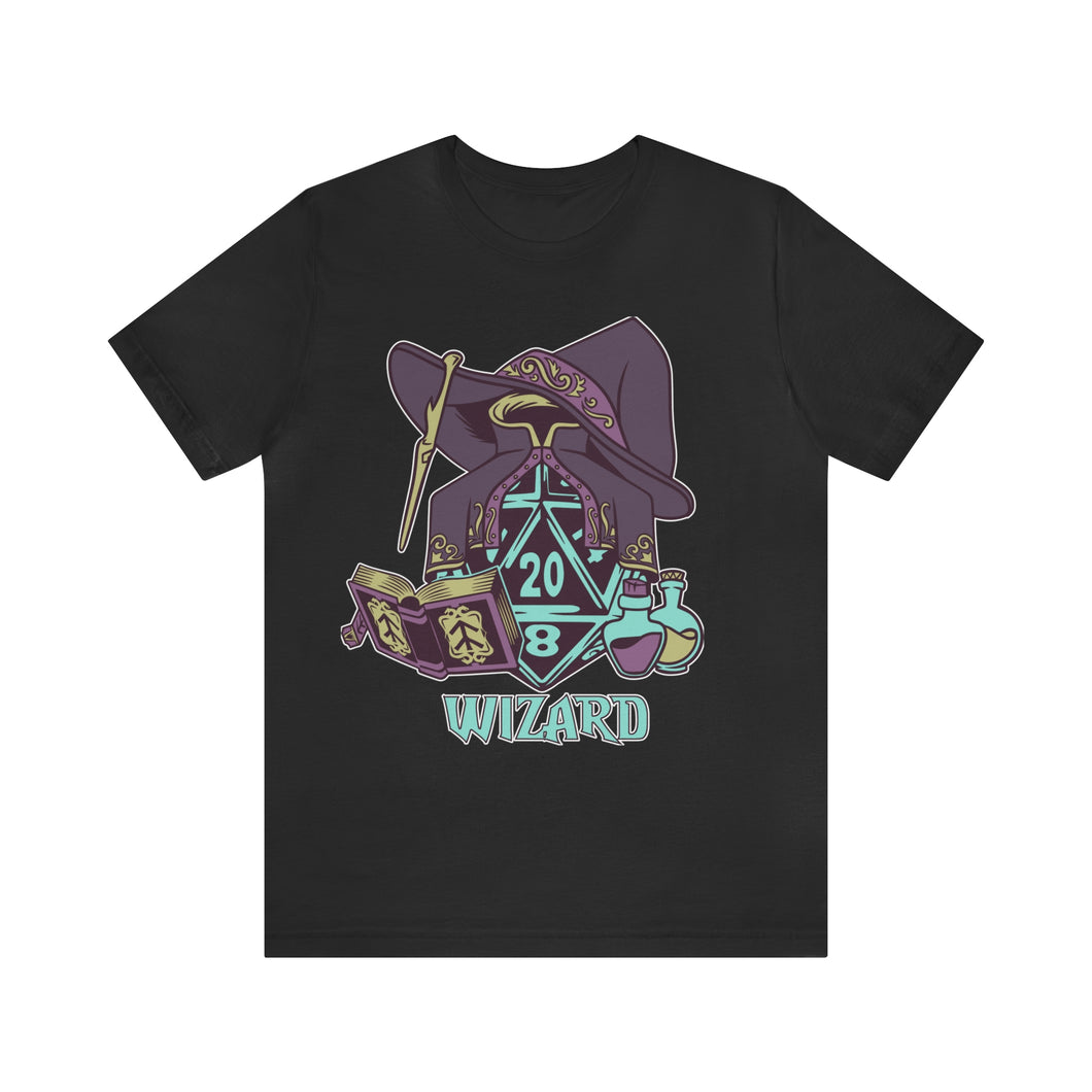 Arcane Power: Wizard D20 Tee | Regular Fit | Fantasy DnD Tabletop Gaming Tshirt