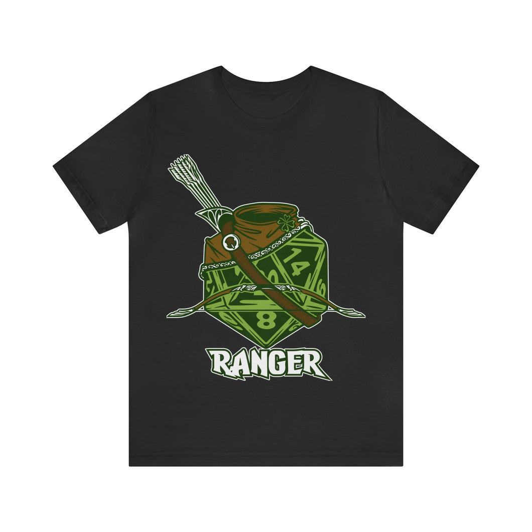 Roll for Survival: Ranger D20 T-Shirt | Regular Fit | Fantasy DnD Tabletop Gaming Tee
