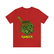 Load image into Gallery viewer, Roll for Survival: Ranger D20 T-Shirt | Regular Fit | Fantasy DnD Tabletop Gaming Tee
