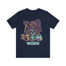 Load image into Gallery viewer, Arcane Power: Wizard D20 Tee | Regular Fit | Fantasy DnD Tabletop Gaming Tshirt
