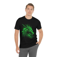 Load image into Gallery viewer, Green Dragon Tattoo Short Sleeve Tee - Tabletop Gaming, Gaming Tee, D&amp;D shirt
