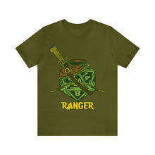 Load image into Gallery viewer, Roll for Survival: Ranger D20 T-Shirt | Regular Fit | Fantasy DnD Tabletop Gaming Tee
